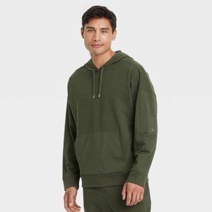 All in motion, Pullover Hoodie Sweatshirt, Olive Green, Size XXL